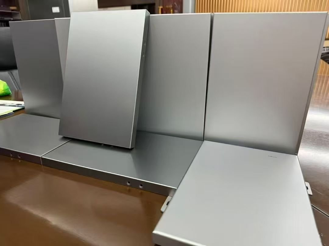 Solid Aluminum Curtain Wall Panel - PVDF Coated Architectural Cladding for Building Facades